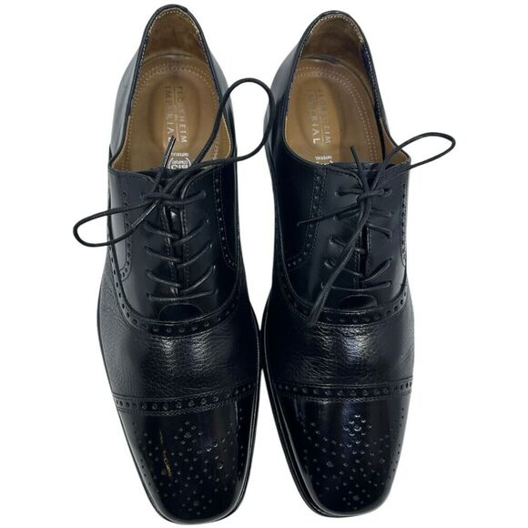 Florsheim Imperial Bio Comfort Mens Shoes Black Leather Oxfords 10D 12031 Preown main image 13